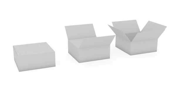White Boxes — Stock Photo, Image