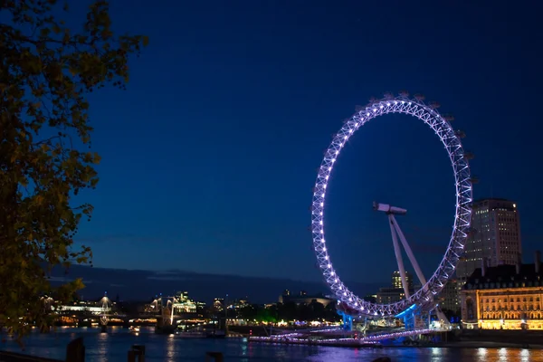 Londen per nacht Stockfoto