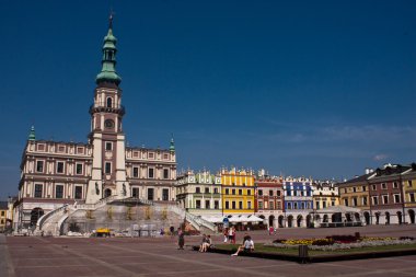 Polonya Zamosc unesco eski şehir