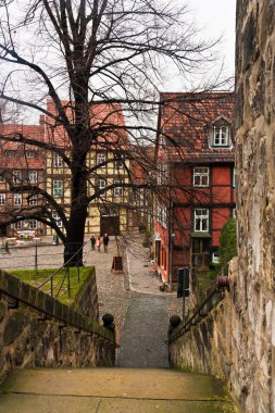 bir Quedlinburg eski şehir unesco