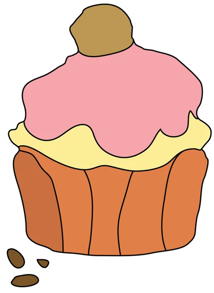 Cupcake – Stock-vektor