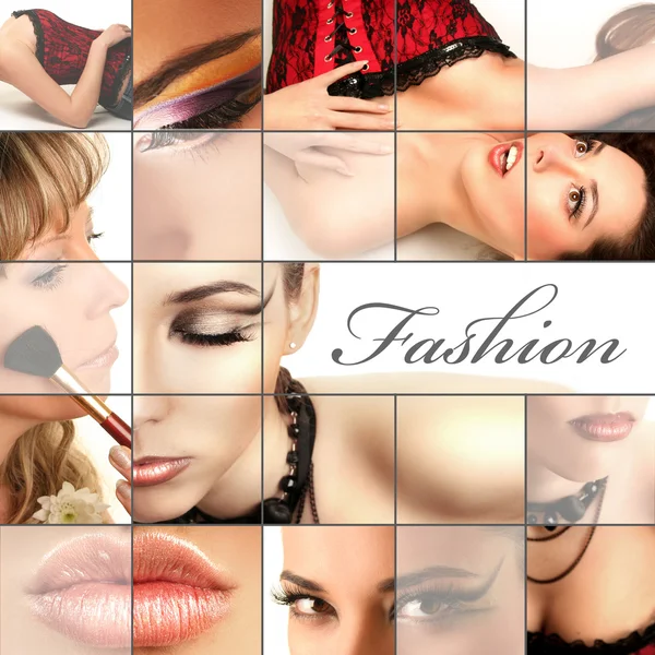 Fashion collage — Stock Photo, Image