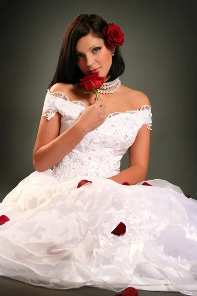White bride — Stock Photo, Image