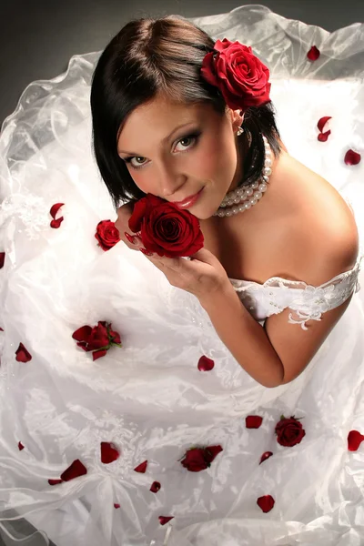 White bride — Stock Photo, Image