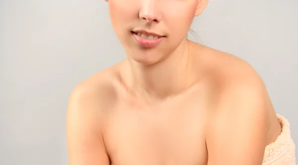 Красива Молода Жінка Спа — стокове фото