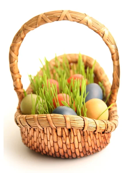 Eggs on white — Stock Photo, Image