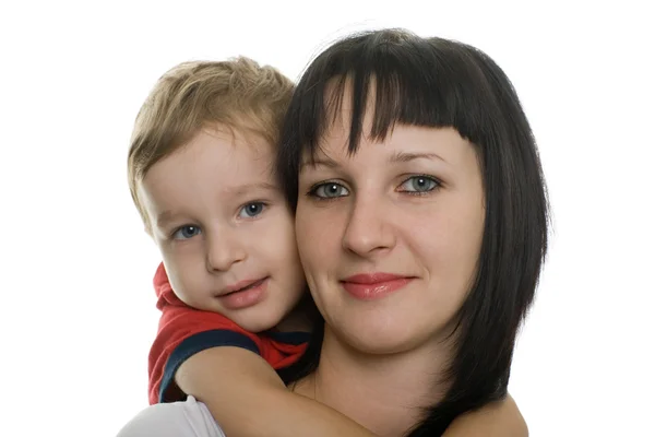 Matka se svým milovaným synem — Stock fotografie