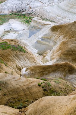 Geological bends of Kazakhstan, plateau Ustyurt clipart