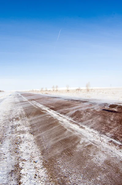 冬のドライブ — ストック写真