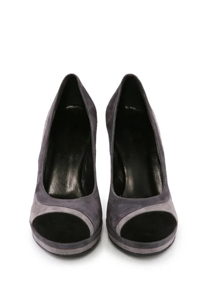 Semišové jehlové boty — Stock fotografie