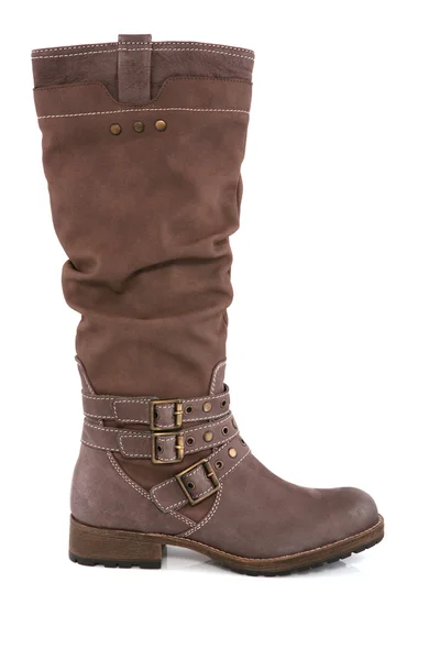 Female leather boot — Stock Photo, Image