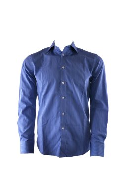 Blue male shirt clipart