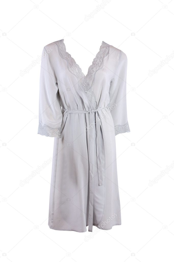 Silk female robe