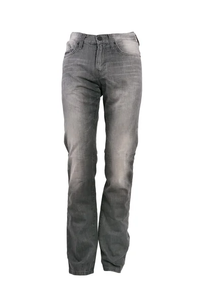 Greay jeans trousers — Stock Photo, Image