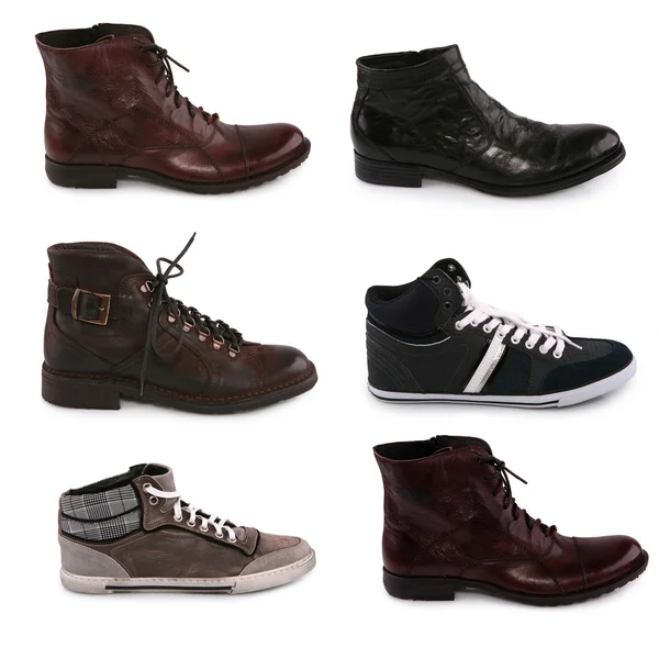 Samling av olika typer av stiletto skor — Stockfoto