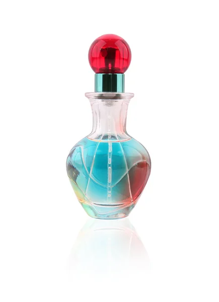 Barevné parfémy láhev — Stock fotografie