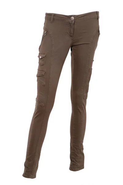 Olive colored trousers — Stock Photo, Image