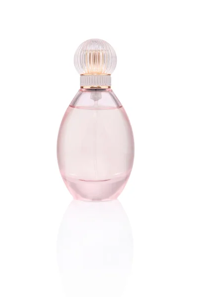 Rosa Parfümflasche — Stockfoto