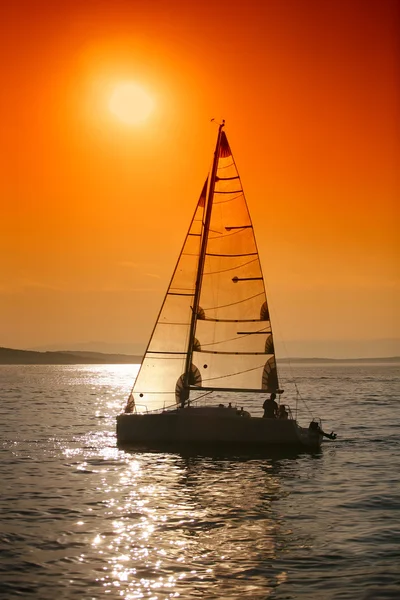 stock image Sunset sailing