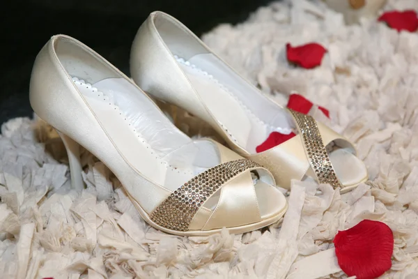 Bride's shoes — Stock Photo, Image