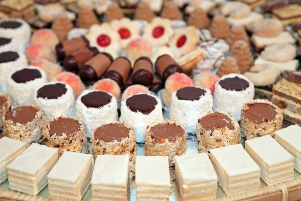 Diversità Pasticceria Arrotondata Cerchio Poco Profonda Dof — Foto Stock