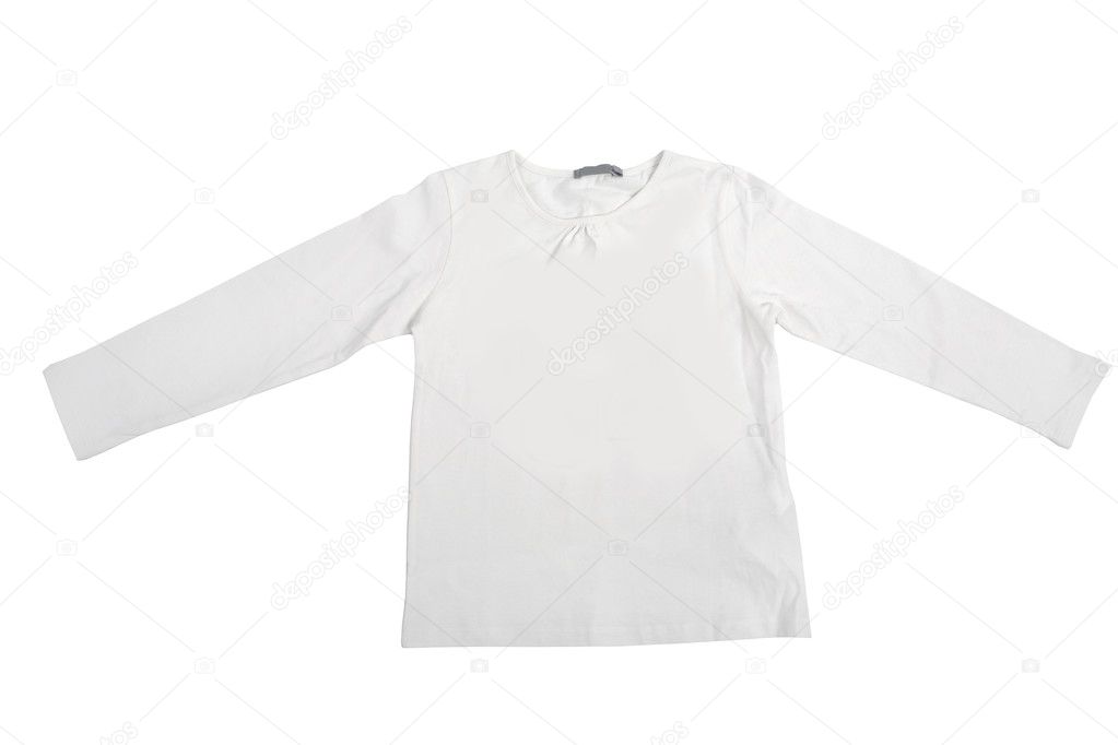 Blank white baby t-shirt
