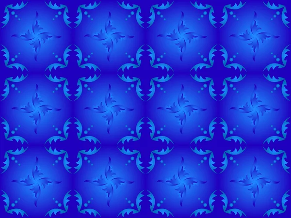 Texture bleue sans couture vectorielle avec dégradés — Image vectorielle