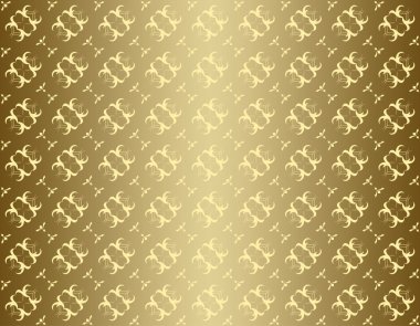 Vector seamless golden texture with gradient clipart