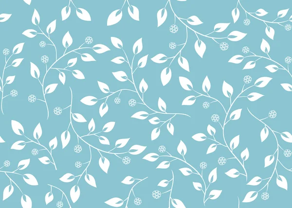 ベクトルシームレスライトブルー花の質感 — ストックベクタ