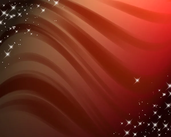 Fundo vermelho escuro abstrato com linhas onduladas e gradiente — Fotografia de Stock