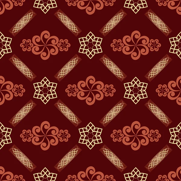 Texture vectorielle brun foncé avec rubans — Image vectorielle