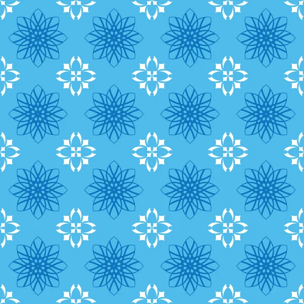 青いベクトルの幾何学的なパターン — ストックベクタ