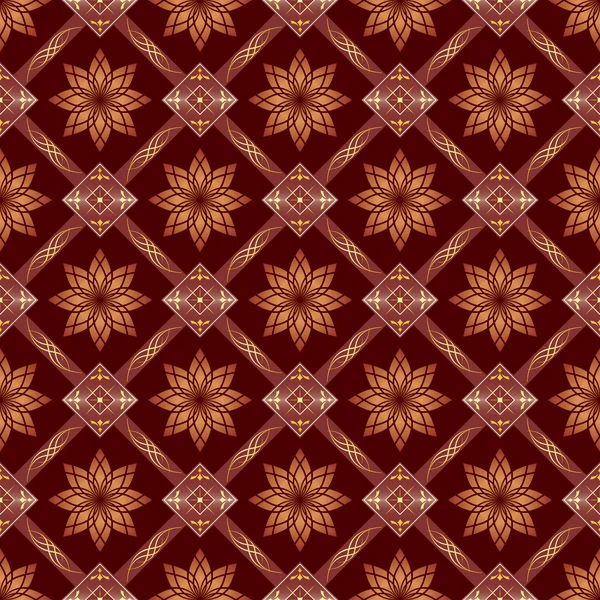 Vector marrón textura geométrica sin costura — Archivo Imágenes Vectoriales