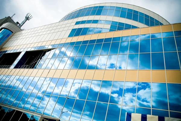 stock image Front of building and sky