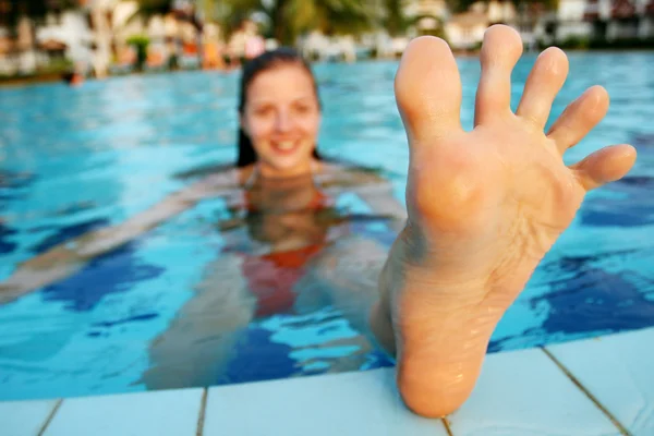 Funny foot — Stock Photo, Image