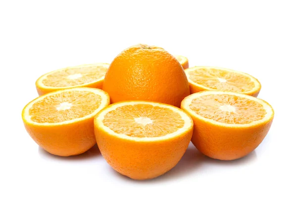 Oranje helften — Stockfoto