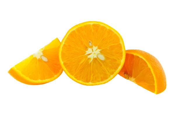 Snij de sinaasappelen — Stockfoto