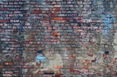 Surface old stuccoed brick wall clipart