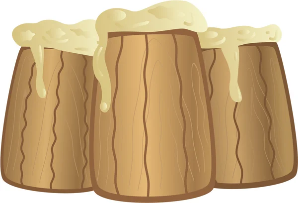 Кружка пива — стоковый вектор