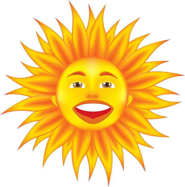 Žhavé slunce — Stockový vektor