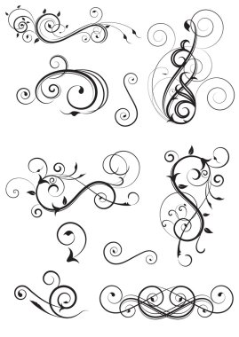 Ornate swirl clipart