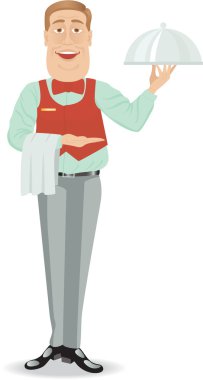 Waiter clipart