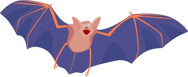 Morcego sorridente — Vetor de Stock