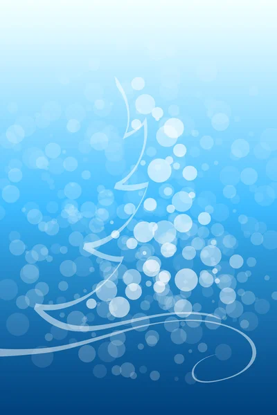 Hiver et fond de Noël — Image vectorielle