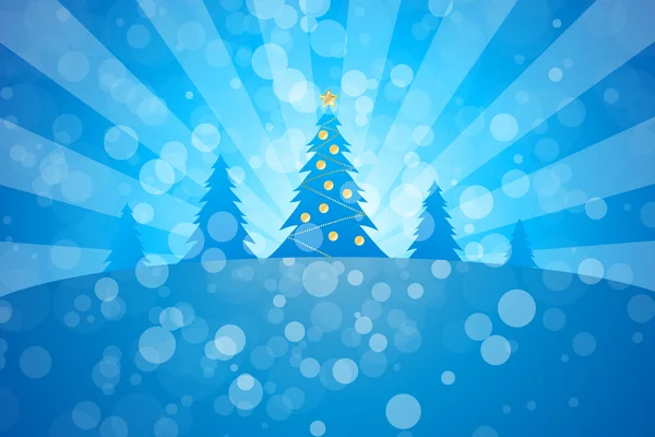 Vintern julgranar — Stock vektor