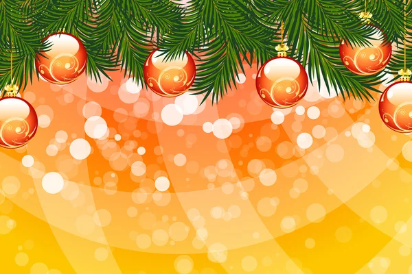 クリスマスのモミの木 — ストックベクタ
