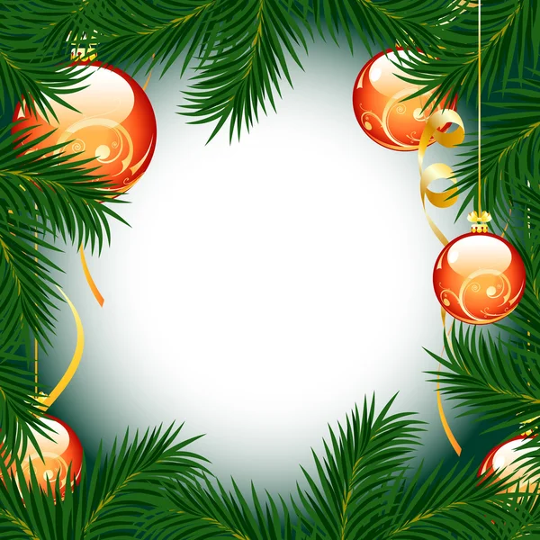 Vánoční strom jedle — Stockový vektor