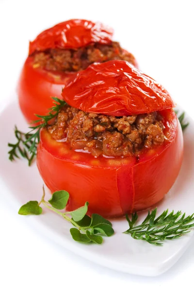 Tomate recheado — Fotografia de Stock