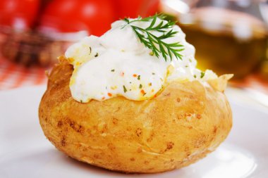 Baked potato clipart