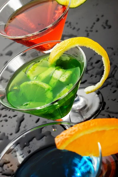 Grüner Cocktail-Drink — Stockfoto